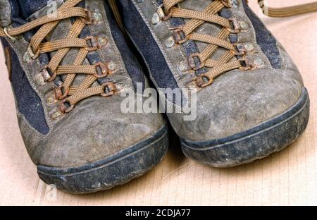 scarpe da trekking Foto Stock