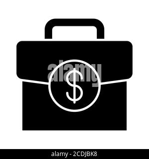 Business Money Banking Glyph icona Foto Stock