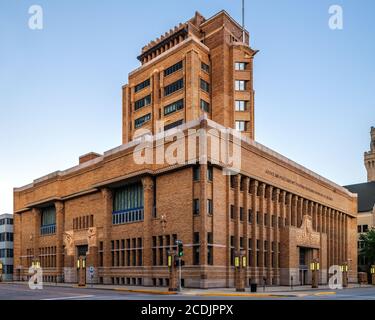 Tribunale della contea di Woodbury progettato da Purcell, Elmslie & Steele Foto Stock