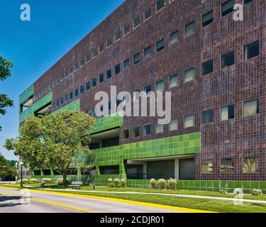 MID American Energy Building, ex Iowa Public Service, progettato da Rossetti Foto Stock