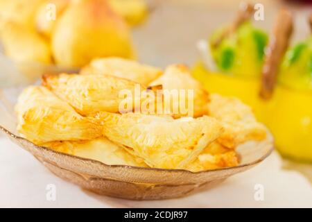 Mini burro banitza con formaggio Foto Stock