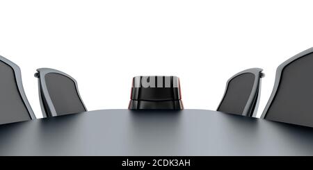 tavolo e sedie nella moderna sala riunioni Foto Stock