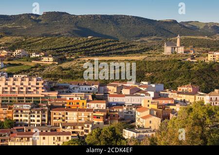 Italia, Sardegna, Provincia di Sassari, Castelsardo, Chiesa Foto Stock