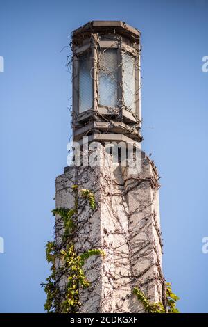 Dettaglio di North Avenue Bridge su Lake Shore Drive Foto Stock