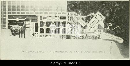 . Il manuale della Camera di Commercio per San Francisco, storico e descrittivo; una guida per i visitatori .. . – mostra di stupido sforzo umano. I visitatori saranno ammessi all'interno della recinzione per un supplemento minimo. Per raggiungere il centro di attività presso i terreni dell'esposizione, vicino all'edificio di servizio generale: Prendere qualsiasi auto Sutter Street e trasferimento a Fillmore Street, in direzione nord. Oppure, Presidio & Ferries auto (Union Street line) e trasferimento a Fillmore. Per raggiungere gli edifici stranieri, statali e di contea, nel Pre-sidio : prendere Presidio & Ferries auto (linea Union Street) dal traghetto, o al trasferimento dall'OFar Foto Stock