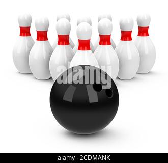 Il gioco delle bocce Foto Stock