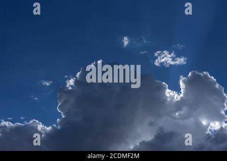 Cumulus cloud (Cumulus), Baviera, Germania Foto Stock