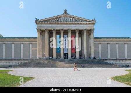 Die Antikensammlung, Koenigsplatz, Maxvorstadt, Monaco, alta Baviera, Baviera, Germania Foto Stock