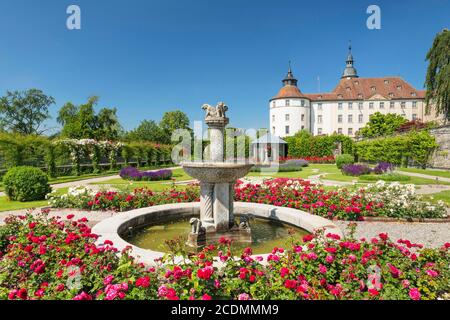 Castello di Langenburg, Langenburg, Hohenlohe, Baden-Wuerttemberg, Germania Foto Stock