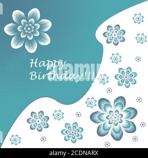 Buon compleanno card Foto Stock