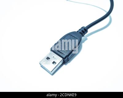 Un'immagine del cavo usb Foto Stock
