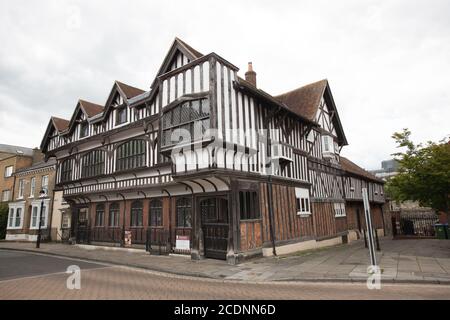 Tudor House and Garden a Southampton, Hampshire, Regno Unito, preso il 10 luglio 2020 Foto Stock