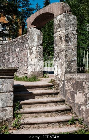 Le rovine del monastero di tutti i Santi Allerheiligen Foto Stock