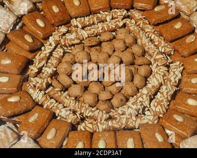 Pan di zenzero con noci di Aquisgrana di nome Aachener Printen Foto Stock