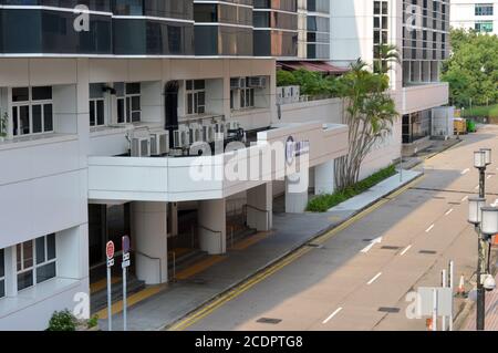 Sede centrale del Centro per la protezione della salute di Hong Kong su Argyle Street, Kowloon City, Kowloon, durante la pandemia COVID-19 del 2020. Foto Stock