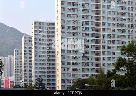 Appartamenti a Kowloon, Hong Kong, 2020 Foto Stock