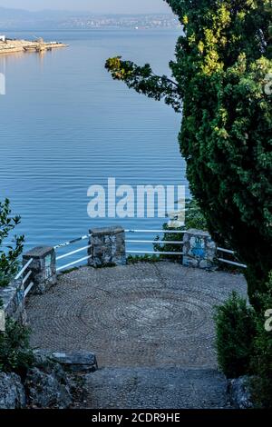 Città di Omisalj, isola di Krk, Croazia Foto Stock