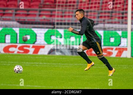 Amsterdam, Paesi Bassi. 29 Agosto 2020. AMSTERDAM, 29-08-2020, Johan Cruijff Arena football, amichevole testmatch, Stagione 2020-2021, Ajax - Eintracht Francoforte, Lisandro Martinez Credit: Pro Shots/Alamy Live News Foto Stock