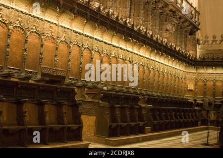 La cattedrale di Sevilla, Spagna, Andalusia Foto Stock