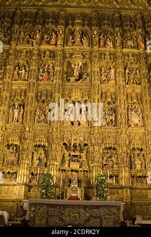 La cattedrale di Sevilla, Spagna, Andalusia Foto Stock