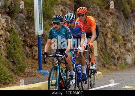 NIZZA - AGOSTO 29 : il TOUR 2020 (Tour de France) - ASPREMONT-Breakaway Foto Stock