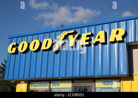 Segnale di buon anno. Londra Ontario Canada Luke Durda/Alamy Foto Stock