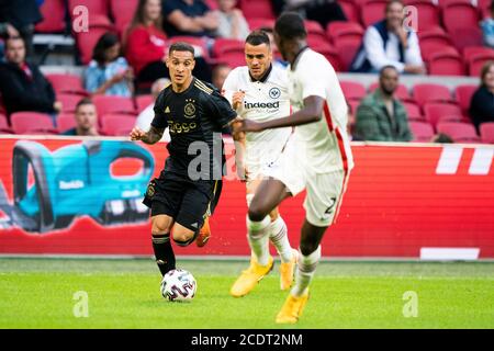 Amsterdam, Paesi Bassi. 29 Agosto 2020. AMSTERDAM, 29-08-2020, Johan Cruijff Arena football, amichevole testmatch, Stagione 2020-2021, Ajax - Eintracht Francoforte, Credit: Pro Shots/Alamy Live News Foto Stock