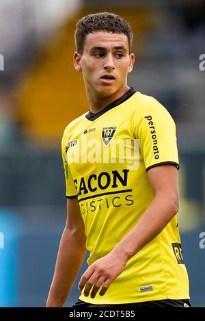 Venlo, Paesi Bassi. 29 Agosto 2020. VENLO, VVV Venlo - SV Straelen, 29-08-2020, calcio, amichevole testmatch, olandese Eredivisie, Stagione 2020-2021, Seacon Stadium de Koel, VVV Venlo player Wassim Essanoussi Credit: Pro Shots/Alamy Live News Foto Stock