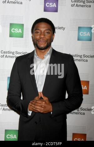 LOS ANGELES - GEN 22: Chadwick Boseman all'American Casting Society presenta il 30° Artios Awards ad un hotel Beverly Hilton il 22 gennaio 2015 a Beverly Hills, CA Foto Stock