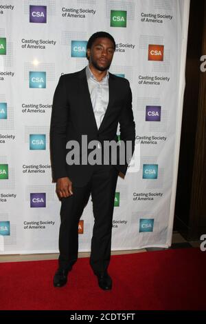 LOS ANGELES - GEN 22: Chadwick Boseman all'American Casting Society presenta il 30° Artios Awards ad un hotel Beverly Hilton il 22 gennaio 2015 a Beverly Hills, CA Foto Stock