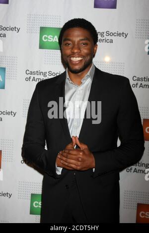 LOS ANGELES - GEN 22: Chadwick Boseman all'American Casting Society presenta il 30° Artios Awards ad un hotel Beverly Hilton il 22 gennaio 2015 a Beverly Hills, CA Foto Stock