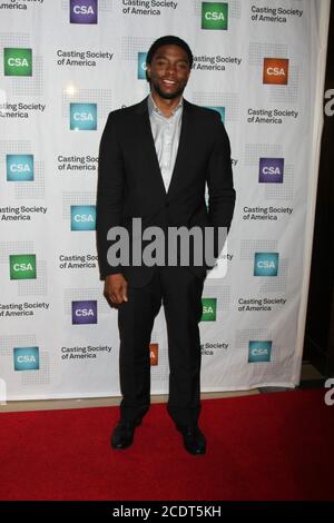 LOS ANGELES - GEN 22: Chadwick Boseman all'American Casting Society presenta il 30° Artios Awards ad un hotel Beverly Hilton il 22 gennaio 2015 a Beverly Hills, CA Foto Stock