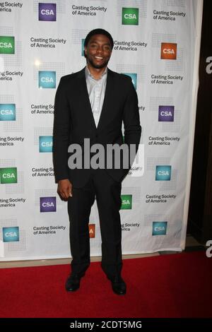 LOS ANGELES - GEN 22: Chadwick Boseman all'American Casting Society presenta il 30° Artios Awards ad un hotel Beverly Hilton il 22 gennaio 2015 a Beverly Hills, CA Foto Stock