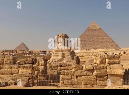 Un grande Sphinx Foto Stock