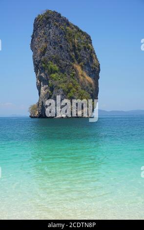 Krabi, paesaggi naturali e paesaggi della Thailandia Foto Stock