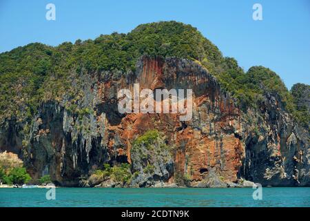 Krabi, paesaggi naturali e paesaggi della Thailandia Foto Stock