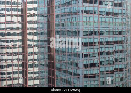 Scene di una fiorente metropoli in un Summers Day Foto Stock