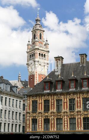 Grand Place Lille Foto Stock