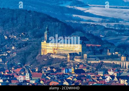 Il Heidecksburg a Rudolstadt Foto Stock