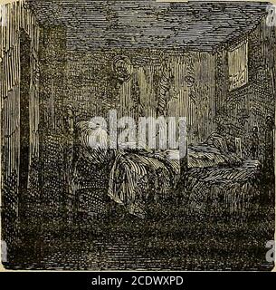 . Relazione di un piano generale per la promozione della salute pubblica e personale. Il secondo, intoSche due letti erano affollati, serviva^come la camera da letto della famiglia, mentre^il terzo, una prigione di sei piedi quadrati, e lo stesso in altezza, (con noopoapertura per l'ingresso di aria, piano di Cellar in Bread Street. Salvo la porta stretta che era chiusa di notte,) serviva per ospitare i boarders. Il padrone di casa ha detto che la marea è venuto attraverso il pavimento delle sue camere, ma raramente! Abbiamo procurato uno schizzo dell'aspetto di uno di questi elementi sotterranei. Fornisce un'ideadella modalità di stivaggio del Foto Stock