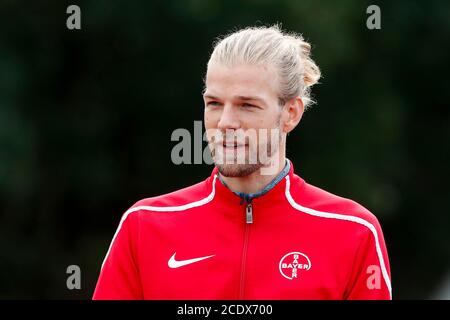 Utrecht, Paesi Bassi. 30 agosto 2020. UTRECHT, 30-08-2020, Atletiekbaan Nieuw Maarschalkerweerd, Douwe Amels durante il secondo giorno dei campionati olandesi di pista e campo all'aperto. Credito: Pro Shots/Alamy Live News Foto Stock