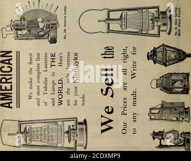 . Merchandising hardware Gennaio-Giugno 1898 . Foto Stock
