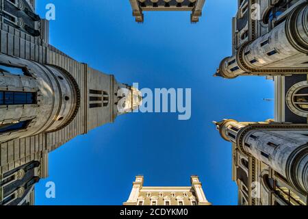 philadelphia, città, hall, stati uniti, liberty, pennsylvania, senza persone, uniti, governo, indipendenza, dichiarazione, capitale, america, centro, storia, v Foto Stock