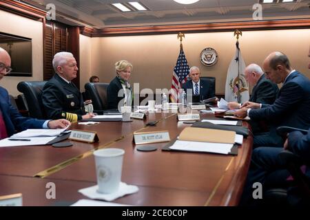 Washington, Stati Uniti d'America. 27 Agosto 2020. WASHINGTON, DC - SETTIMANA DEL 02 FEBBRAIO 2020: Presidente Donald Trump People: Presidente Donald Trump Credit: Storms Media Group/Alamy Live News Foto Stock