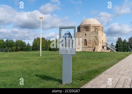 Bulgaro/Russia-05.07.20: La camera nera nella riserva-museo storico e architettonico dello Stato bulgaro Foto Stock