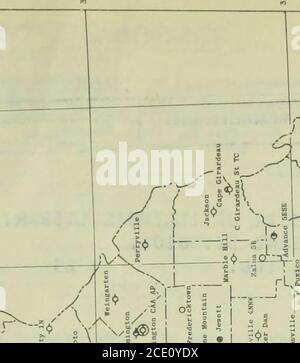 . Dati climatologici, Missouri . interamente o parzialmente stimati, utilizzando un rapporto di 1 pollice di acqua equivalente a ogni 10 pollici di nuovo soowfc.ll.II uno o più giorni di record mancanti; vedere la Tabella 5 per la registrazione dettagliata dei dati. I dati del giorno di laurea, se trasportati per questa stazione, sono stati adeguati per rappresentare il valore per l'intero mese.R valori giornalieri e il totale mensile dal tracciato gage.T di registrazione, Un importo troppo piccolo per misurare.V include il totale per il mese precedente.SS questa voce nella colonna tempo di osservazione nell'indice della stazione indica l'osservazione effettuata vicino al tramonto. Prezzo di abbonamento: 15 centesimi per copia; mensile e. Foto Stock