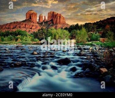 USA - Arizona: Oak Creek Canyon vicino a Sedona Foto Stock