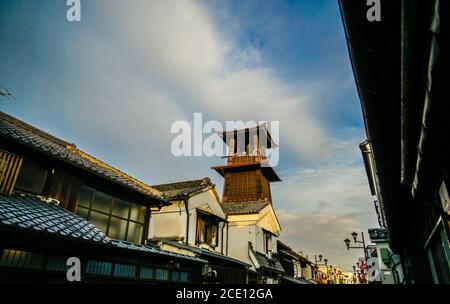 Campana al tempo di Kawagoe e piccolo Edo Foto Stock