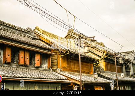 Kawagoe di strade e piccolo Edo Foto Stock