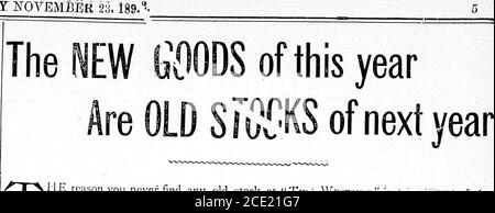 . Daily Colonist (1892-11-23) . andlort Sheppard Ferrovia - tho preliminarycontracts per i quali sono già lasciate, io sotto-stand-tho paese avrà un confronto-j-j diretto outlet The Freddy Lee, Wash-Irngu11! -^dnnelles, Idaho e Blue Bellmines l.IV° variavano per rendere shipmentsifaviag Ihv1 Vinter, e altri possono fare lo stesso. Sig. Hughs hns IHO contratto a Shipoivt SjOOtf1 tonnellate di oioro per queste miniere, e isgetting teaidh io eseguire il suo contratto.circa 1.500peoplt inverno nel paese-prova quest'anno, e tho Jvaso hotel aro pieno tutto il tempo. 77r.- Houston sta per iniziare |un giornale a Nels Foto Stock